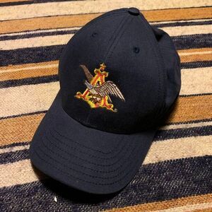 Anheuser-Busch St Louis Brewery Navy Blue Cotton Adjustable‎ Baseball Cap Hat